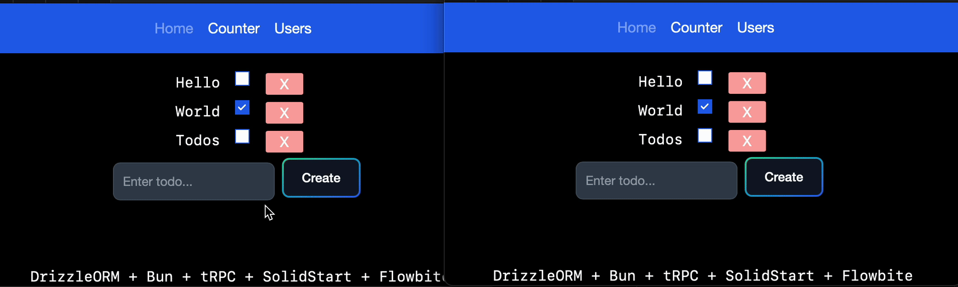 Image of synchronized todo app